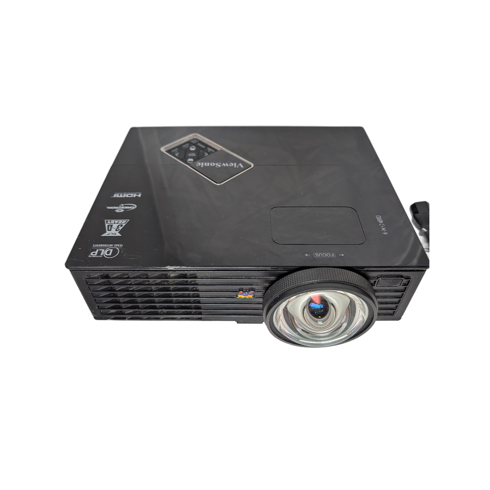 ViewSonic PJD6383s DLP Projector HDMI Short Throw No Remote Tested Power On